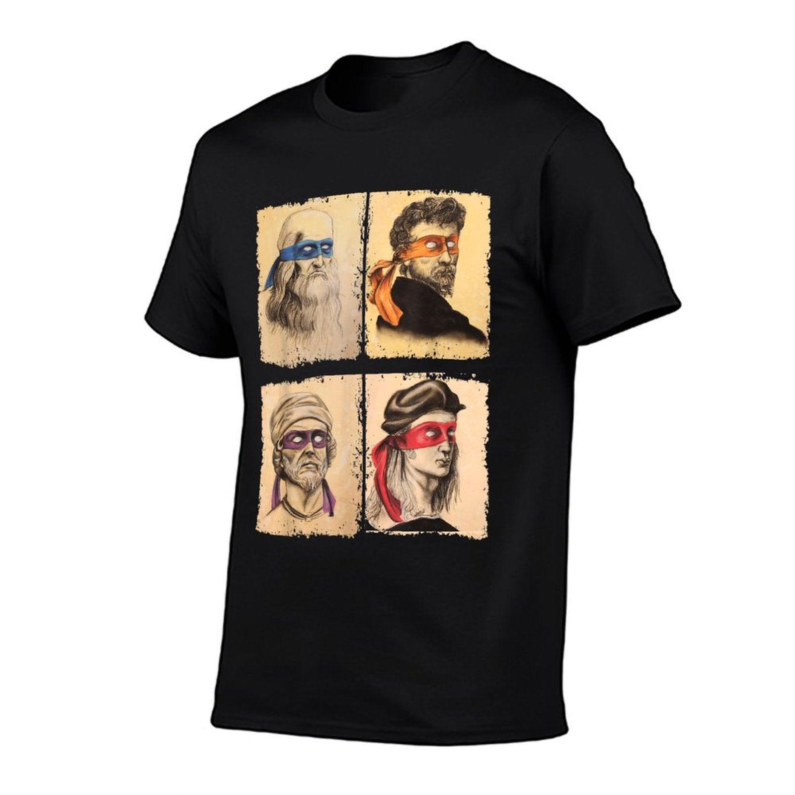 Humor Italian Artists T Shirt for Turtles Art Lovers T-Shirt