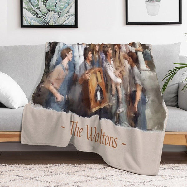 The Waltons TV Show Throw Blanket