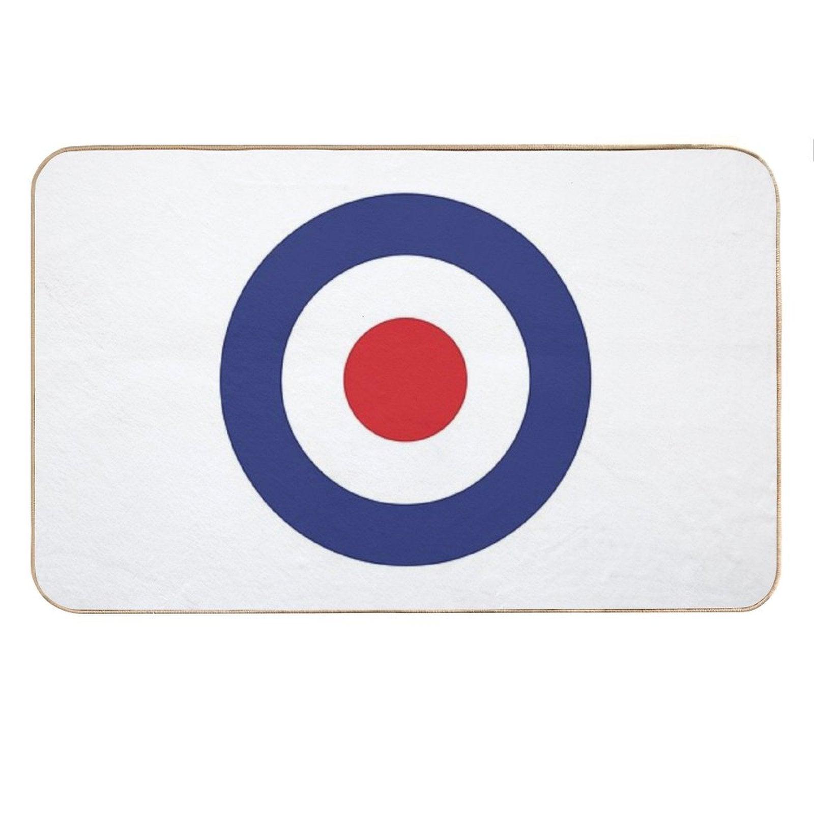 RAF Type D Roundel - Mod Target Logo Bath Mat