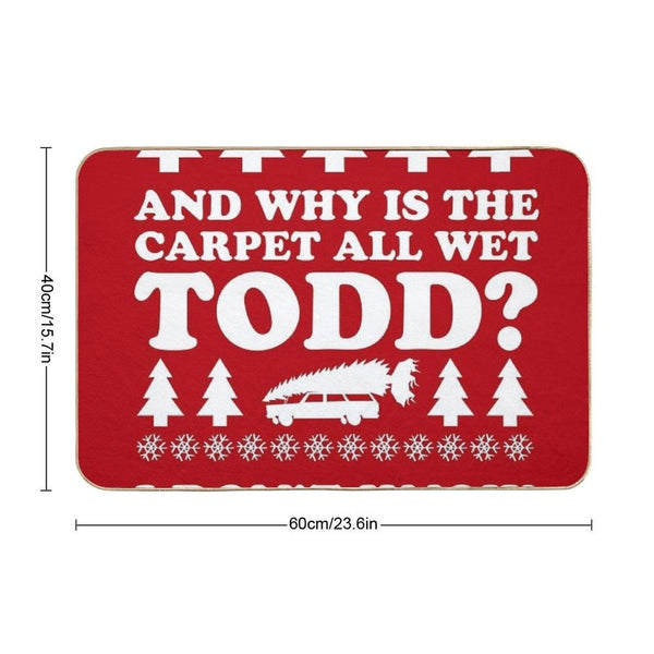 Soggy Christmas Bath Mat