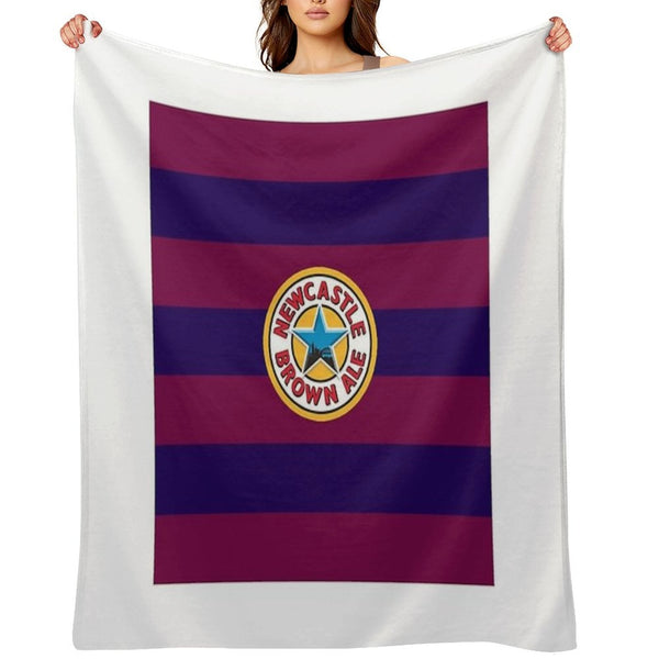 Newcastle Vintage 1996 Away Football Shirt Retro Quick-dry Throw Blanket