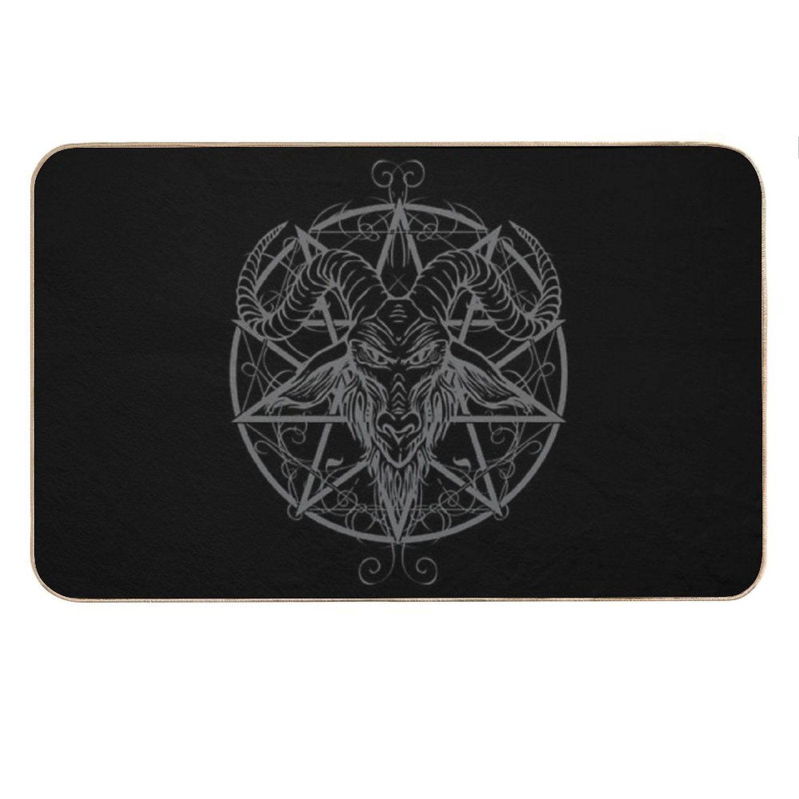 Baphomet Goat Bath Mat