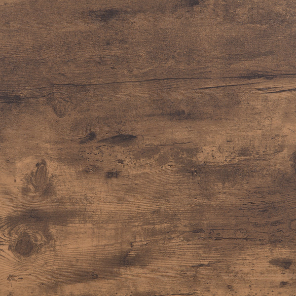 Farmhouse 5-piece Counter Height Drop Leaf Dining Table Set with Dining Chairs for 4,White Frame+ Rustic Brown Tabletop Vtng Furniture