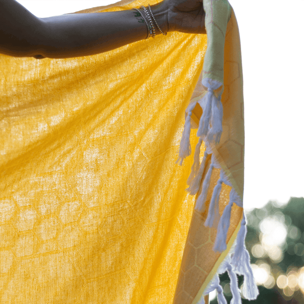 Turkish Towel | Body Towel | Yellow + Orange