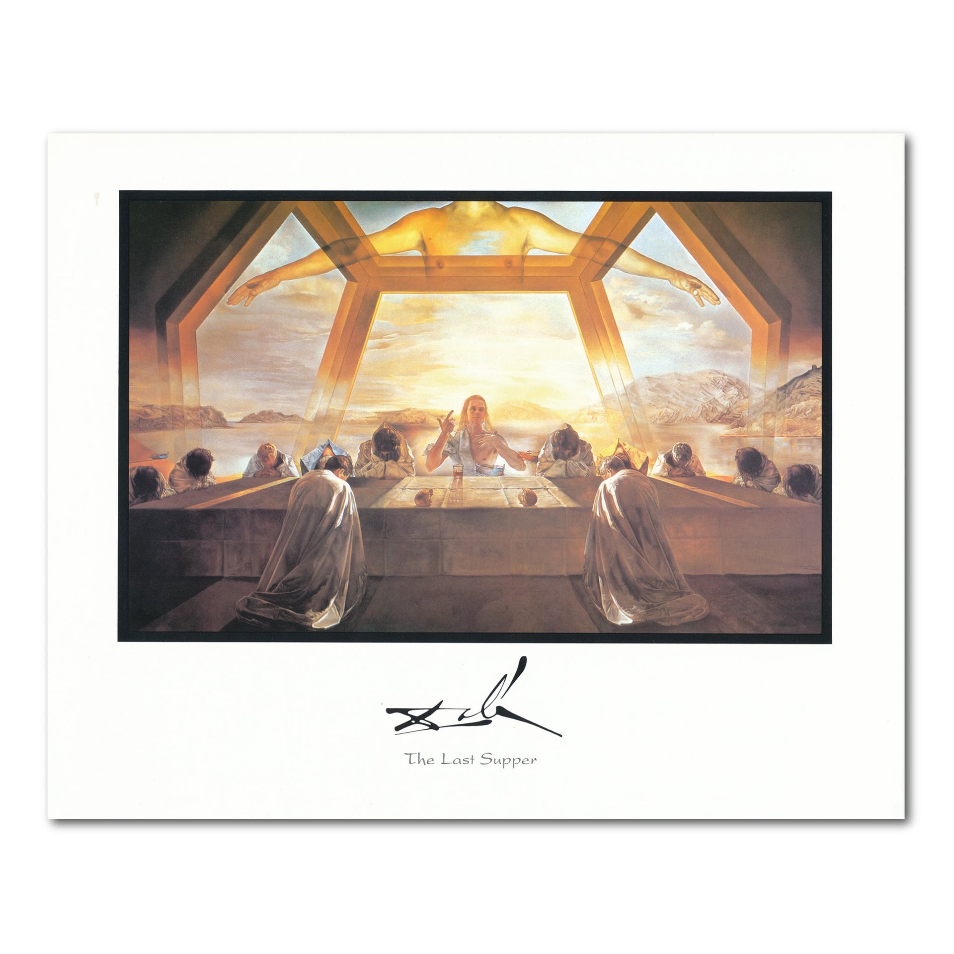Salvador Dali Art Print - The Sacrament of The Last Supper 16x20 Surrealism