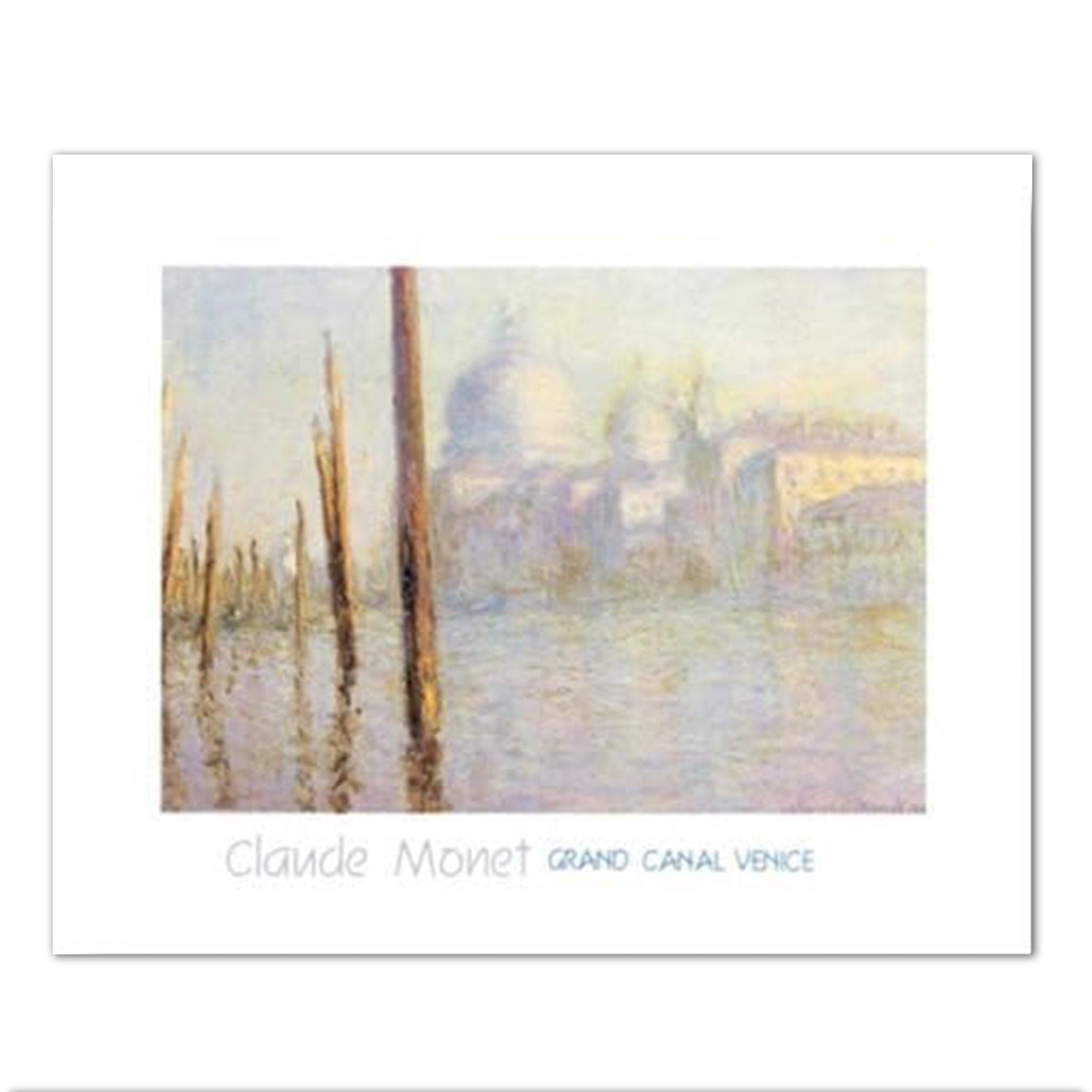 Monet Venice Art Print - 16x20 Landscape Wall Art | High Quality Lithograph