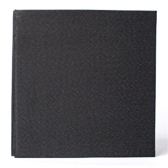 16-inch 20 Pages Self Adhesive Photo Album DIY Scrapbook Rustic Linen Cloth Cover Personalize Album for Wedding Memory Album  Home Decor House Decoration DIY Memorable Gifts For Loved Ones