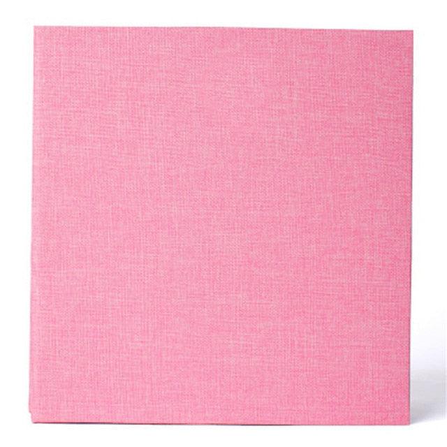 16-inch 20 Pages Self Adhesive Photo Album DIY Scrapbook Rustic Linen Cloth Cover Personalize Album for Wedding Memory Album  Home Decor House Decoration DIY Memorable Gifts For Loved Ones