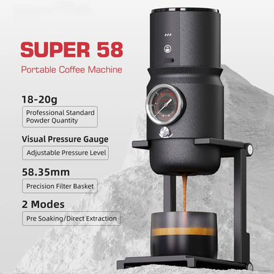 STARSEEKER Super58 Portable Espresso Maker — 58mm Basket