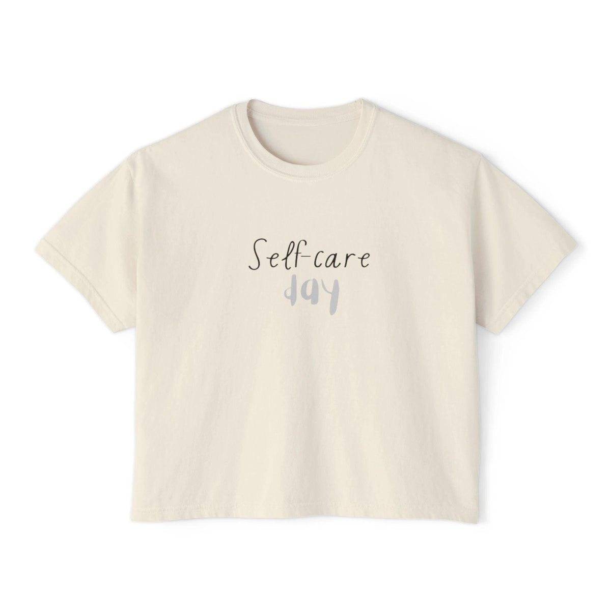Self care day Women's Boxy Tee Self care day