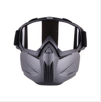 Men Women Ski Snowboard Snowmobile Goggles Snow Winter Windproof Skiing Glasses Motocross Sunglasses with Face Mask