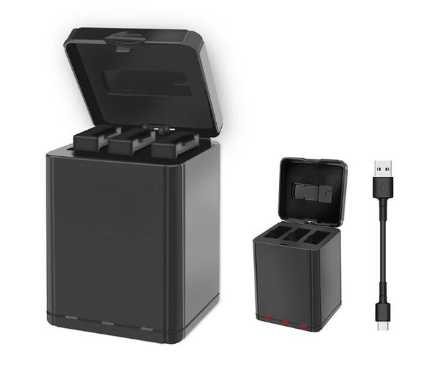 Original probty for GoPro Hero 7 hero 6 hero 5 Black Battery or Triple Charger for Go Pro Hero7 6 hero5 Black camera battery