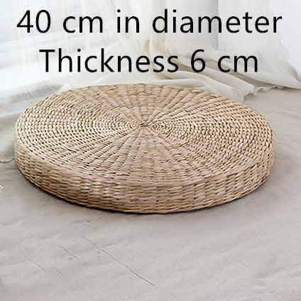 Tatami Straw Woven Meditation Cushion