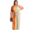 Cross Border New Large Women''s Dress - Apricot / 2XL