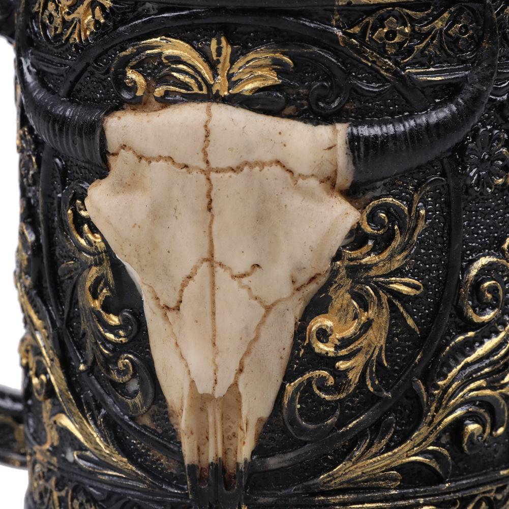 Sheep Skull 3D Coffee Mugs Stainless Steel 350ml