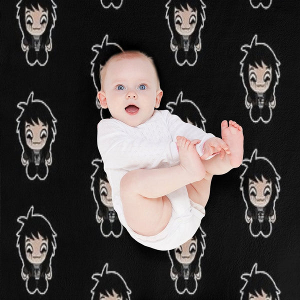Johnnie Guilbert Plush Premium Throw Blanket