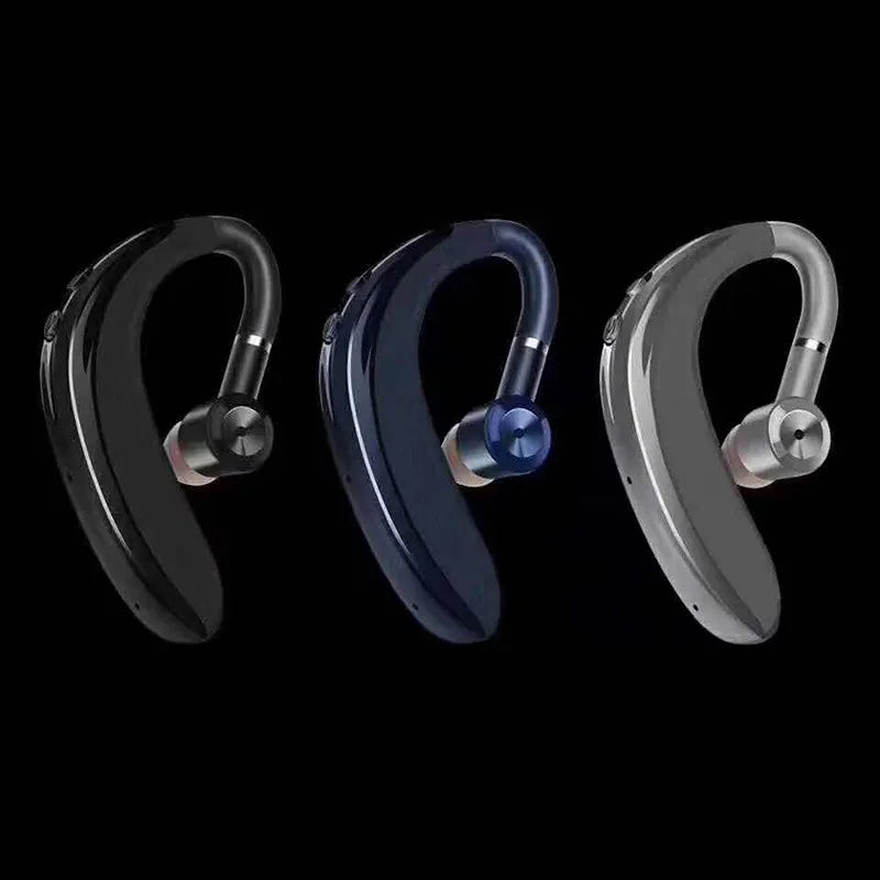 Rotation Earbud Single Bluetooth V5.0 Earphone For Phone Over Ear Hook Wireless Design Headphone Stereo Sound & Improved Comfort Long Wireless Range Earbud With Mic Headset Noise Cancelling Headphone Painless Wearing