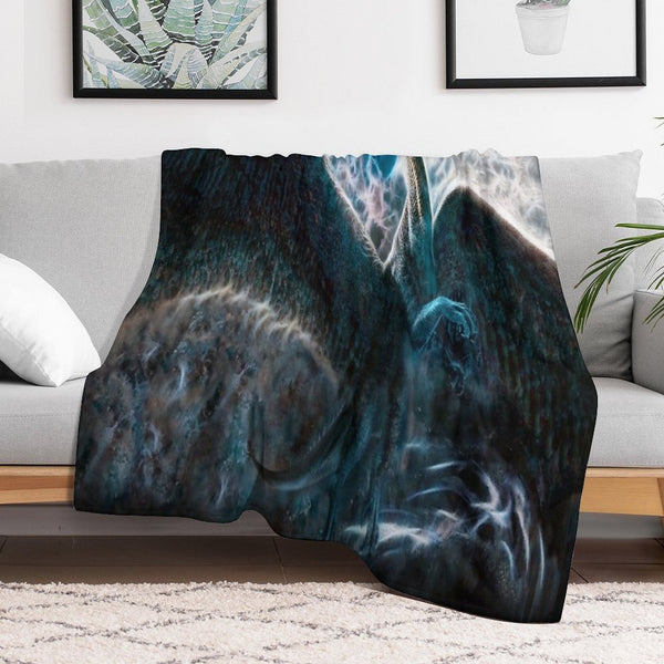 Saphira The Dragon From The Hit Eragon Movie Durable Throw Blanket