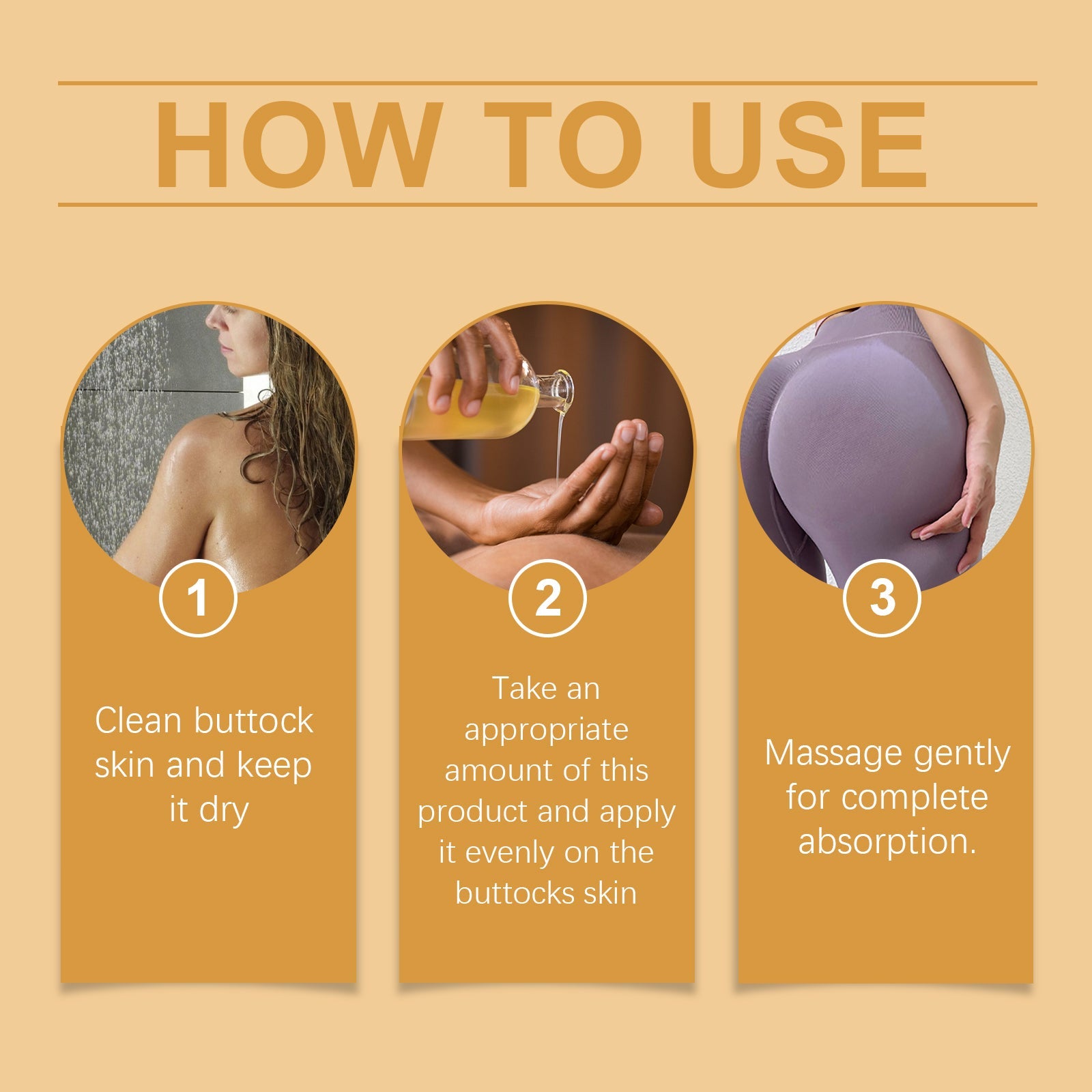 Hip Care Oil, Hip Care Nourishing Skin Firming Elastic Moisturizing Body Lift Massage Oil