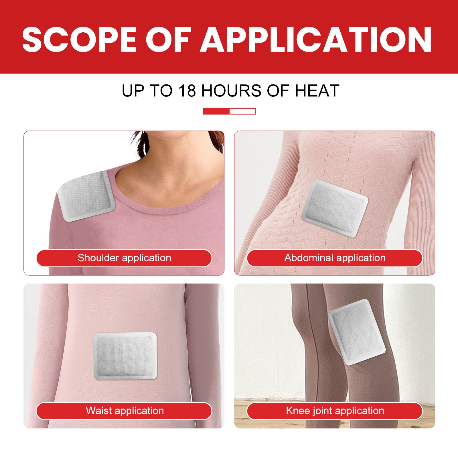 Hand Warmer, Self-Heating Portable Rapid Heating Warm Waist Belly Warm Baby Self-Heating Post
