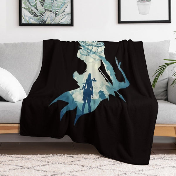 Big Things Await! Sustainable Throw Blanket