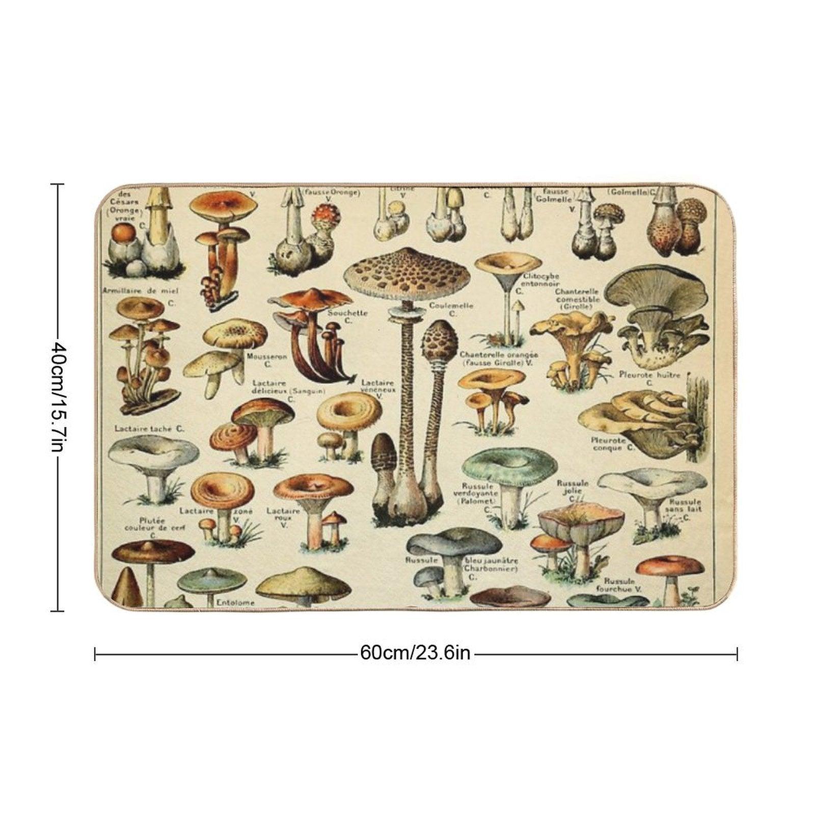 Mushrooms Bath Mat