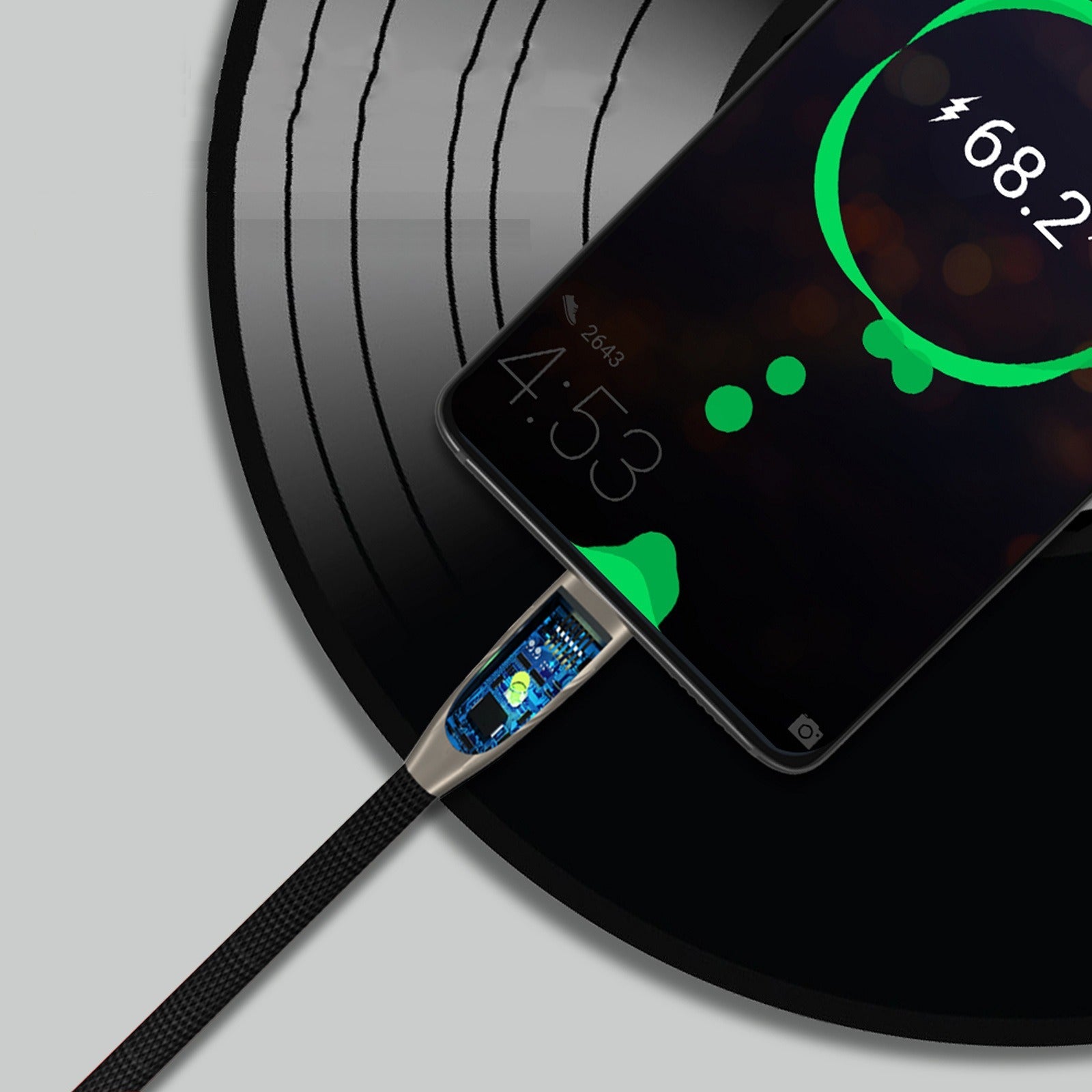 5AType-c zinc alloy fast charging data cable suitable for Android charging Xiaomi Huawei phone fast charging cable durable