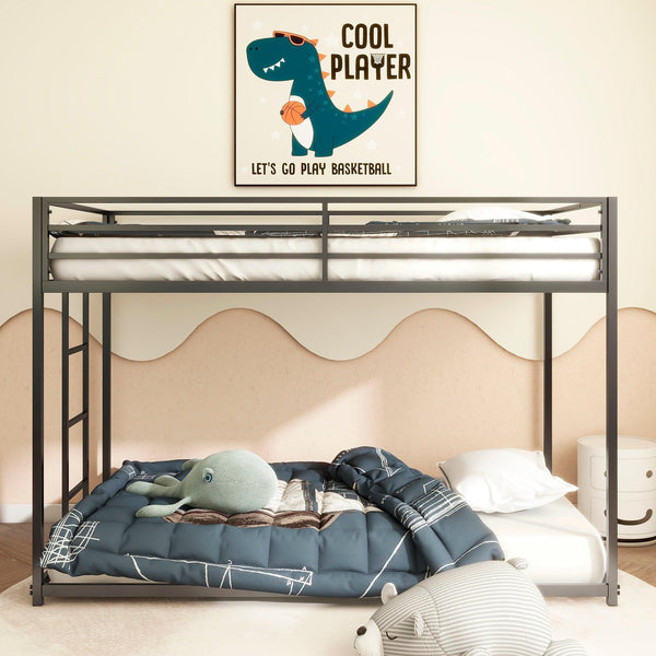 Adam Twin over Twin Metal Bunk, Black