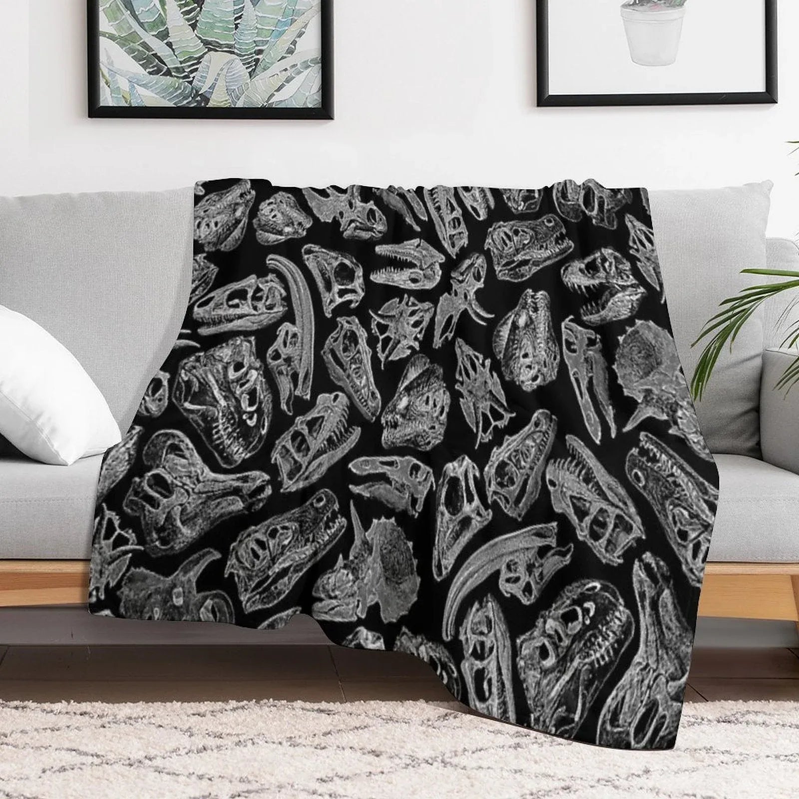 Paleontology Dream II Throw Blanket