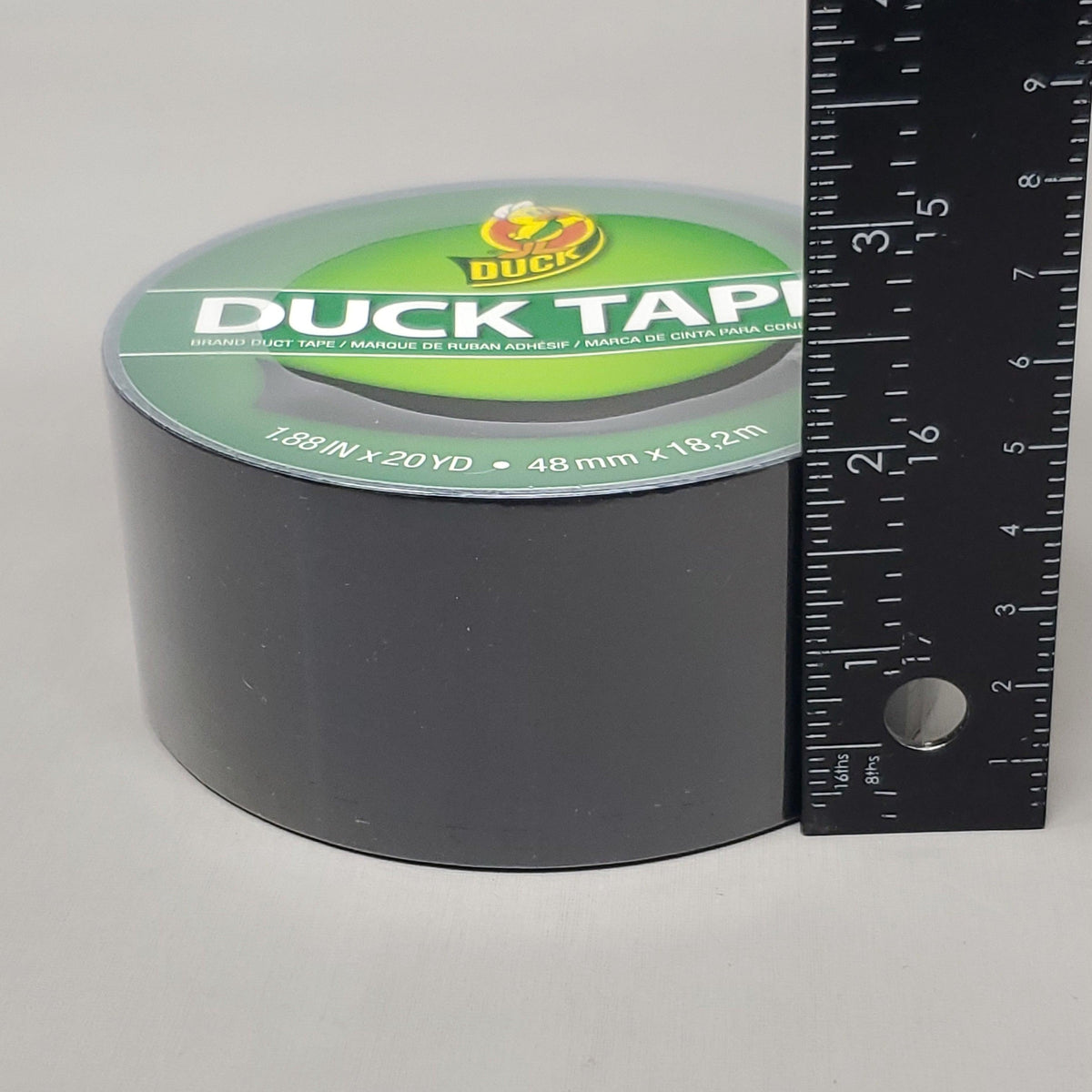 SHURTAPE DUCK TAPE 6 Rolls of Black Duct Tape 1.88
