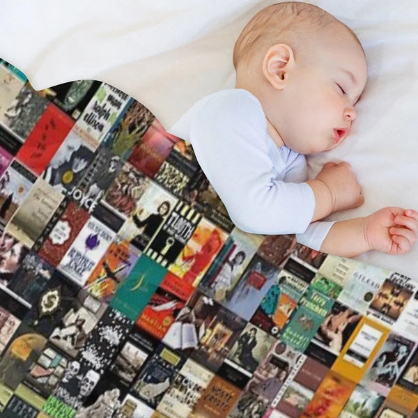 Classic Books Throw Blanket