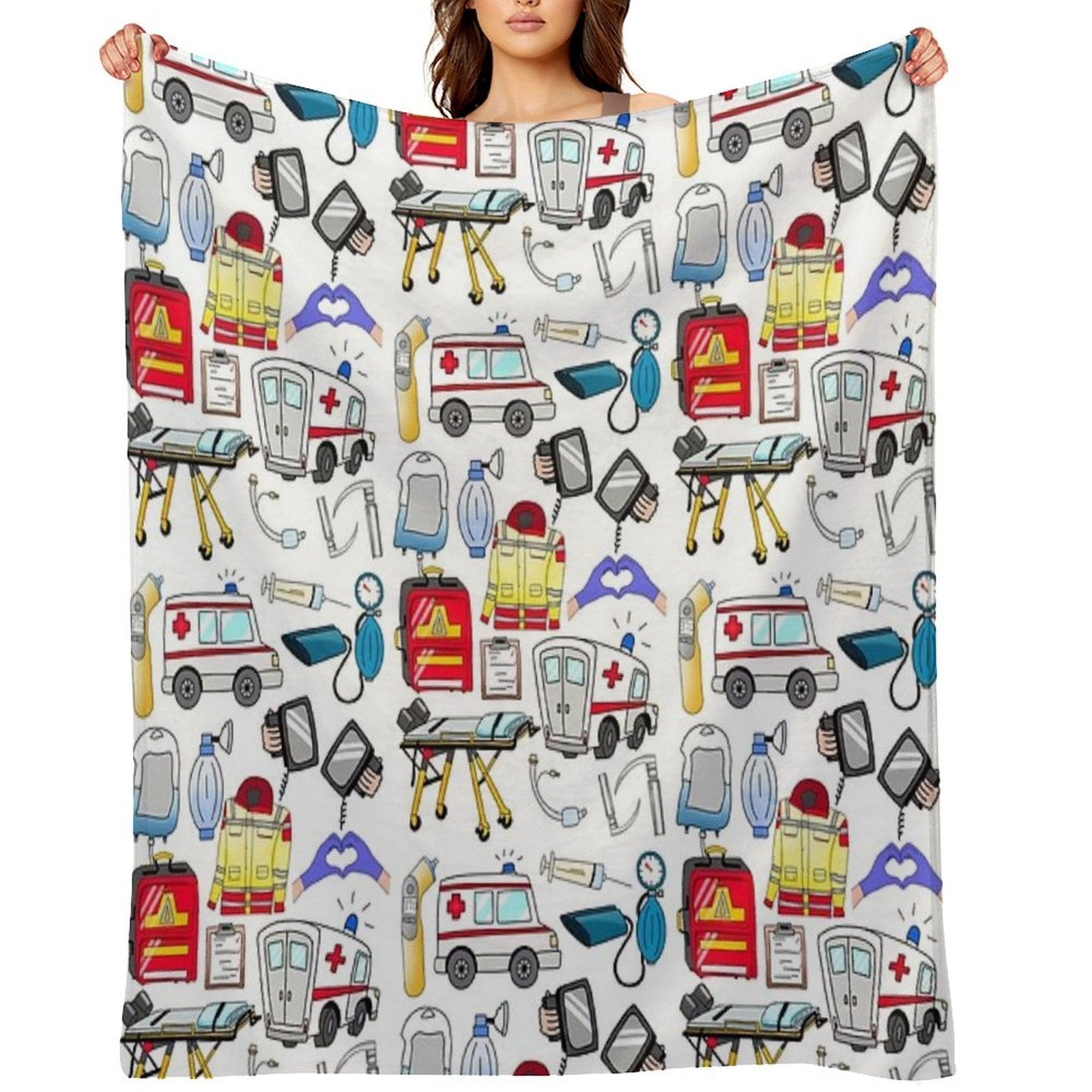 Paramedic Compact Throw Blanket