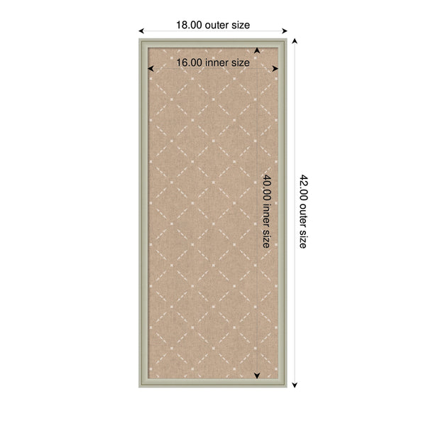 Pinboard Beige Lattice Pattern
