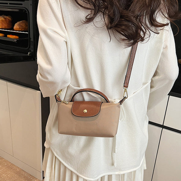 2025 Women's Mini Dumpling Handbag. Made of high - end nylon. Stylish shoulder/crossbody phone bag.