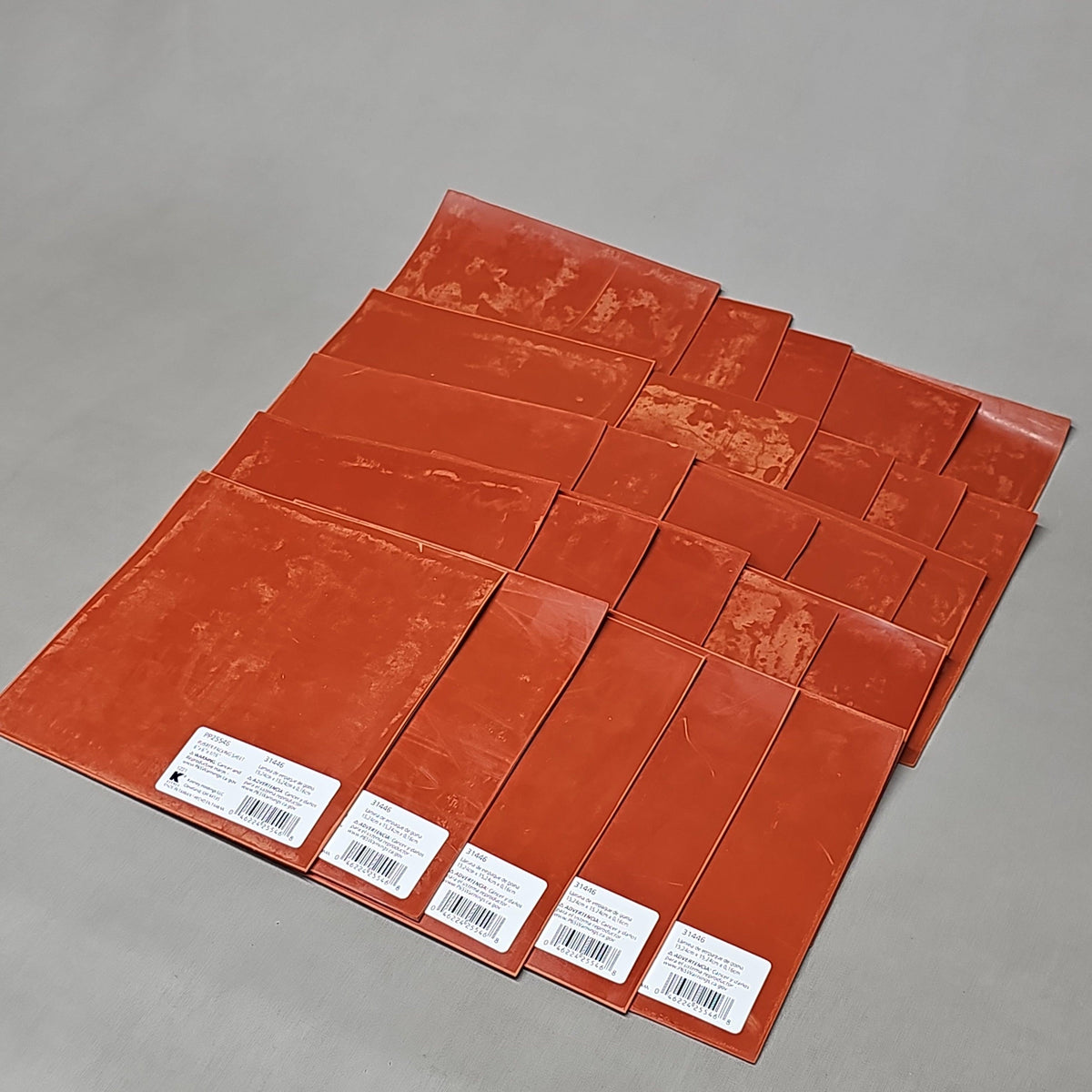KEENEY Plumb Pak Rubber Packing Sheet 25-Pk 6 x 6 x 1/16