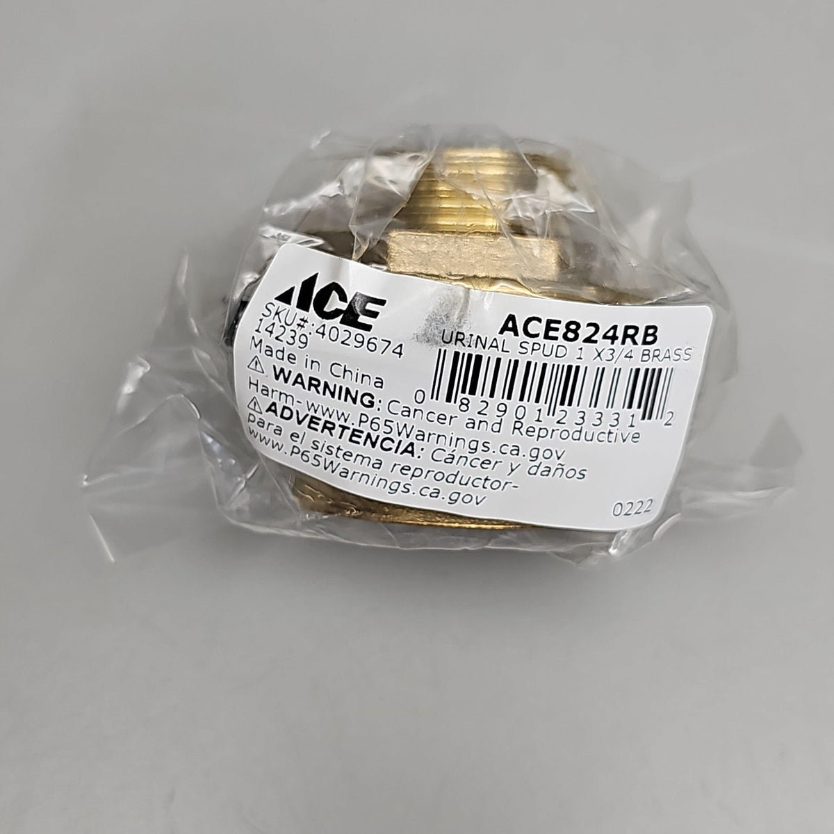 ACE Urinal Spud 1 x 3/4