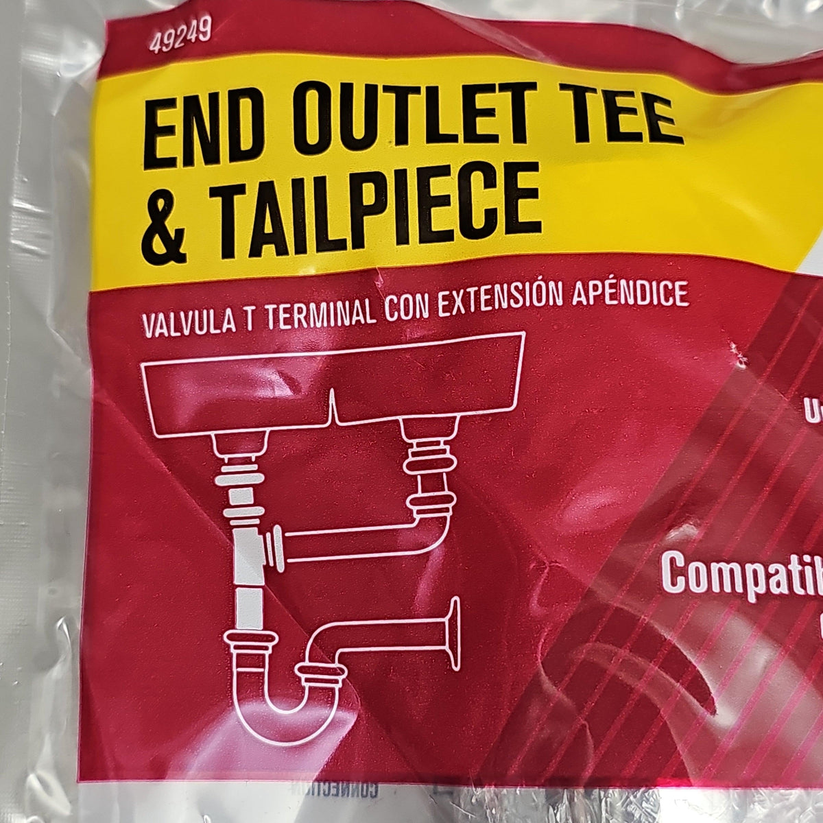 ACE End Outlet Tee & Tailpiece 5-PK 1.5