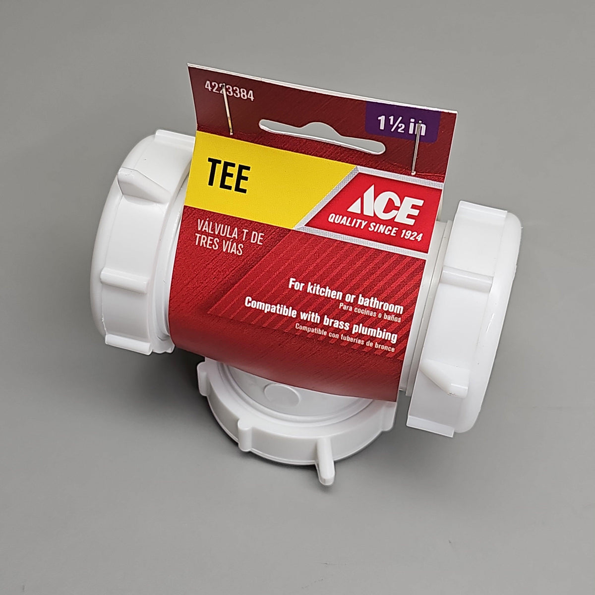 ACE Coupling Plastic Tee 3 Way 1.5