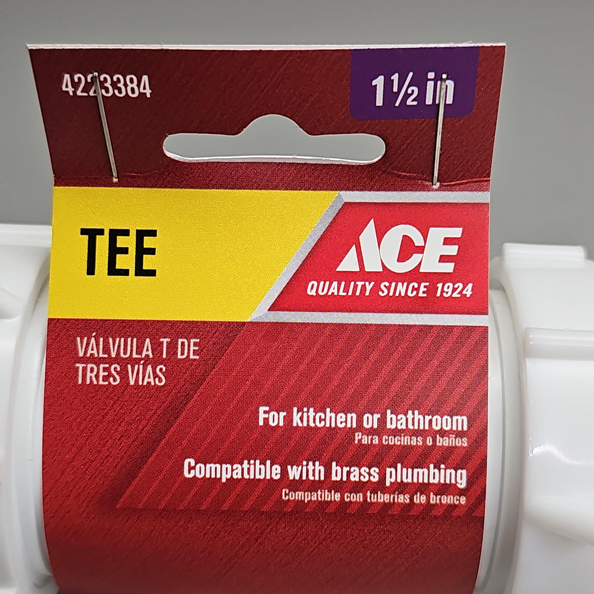 ACE Coupling Plastic Tee 3 Way 1.5