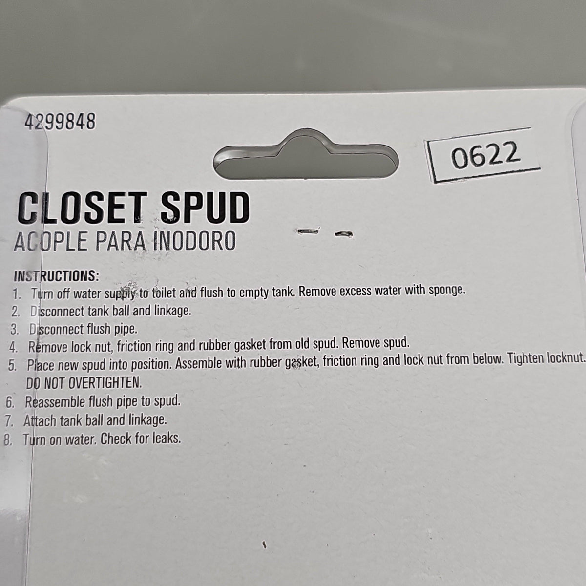 ACE HARDWARE Closet Spud 6-Pk 1.5