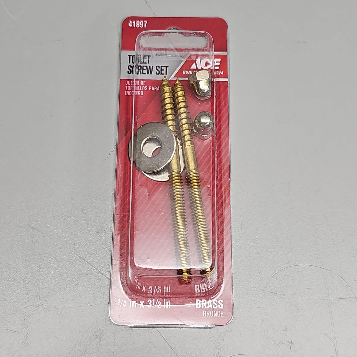 ACE HARDWARE Toilet Screw Set 4-Pk 1/4