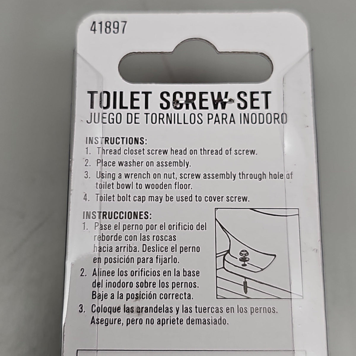 ACE HARDWARE Toilet Screw Set 4-Pk 1/4