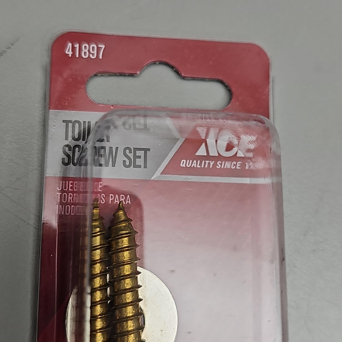 ACE HARDWARE Toilet Screw Set 12-Pk 1/4