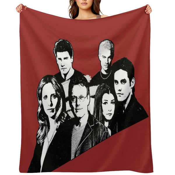 A BTVS Motif Compact Throw Blanket