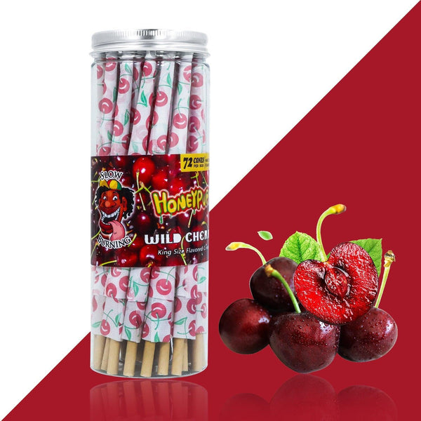 Cigarette roll paper fruit flavor horn tube 72 pack canned flavor paper
