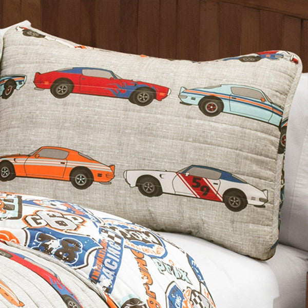 Race Cars Quilt Set