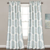 Evelyn Medallion Light Filtering Window Curtain Set