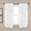 Reyna Window Curtain Panel Set - 54"W x 45"L / Pure White