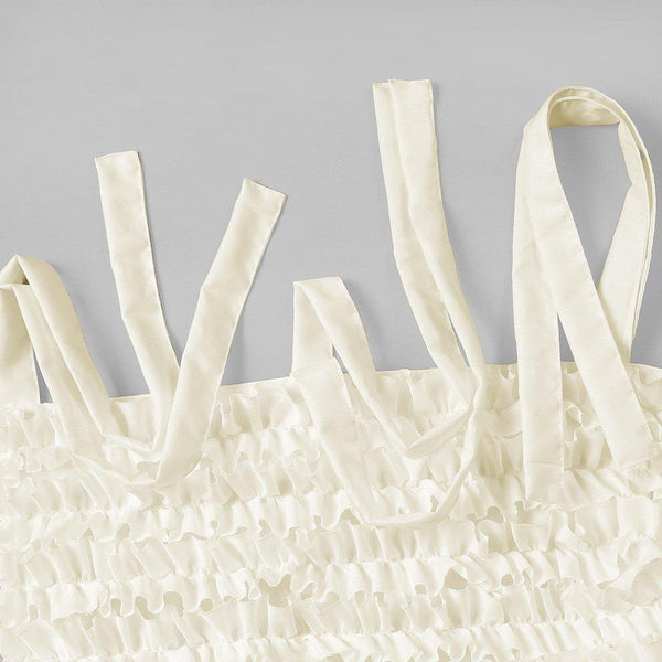 Lydia Ruffle Window Curtain Panel Set