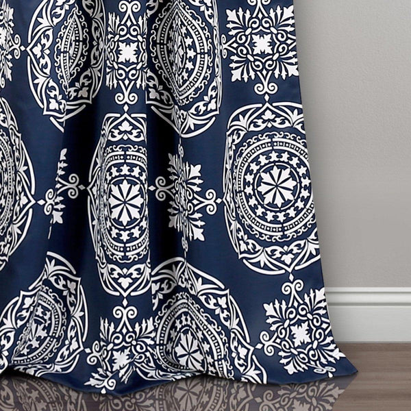 Karmen Medallion Room Darkening Window Curtain Panel Set